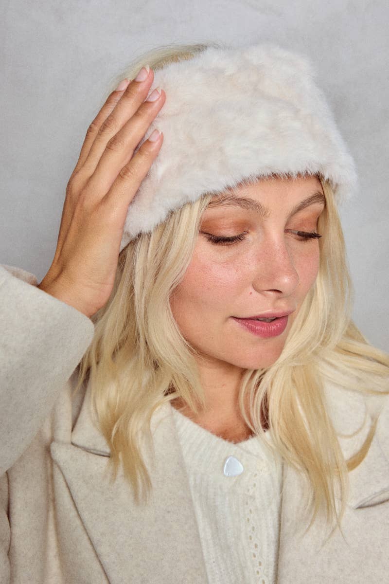 BYREN | ÉLINE L'ATELIER - Wholesale Fashion Headband - Women's - Faux Fur Headband MJ208SD5