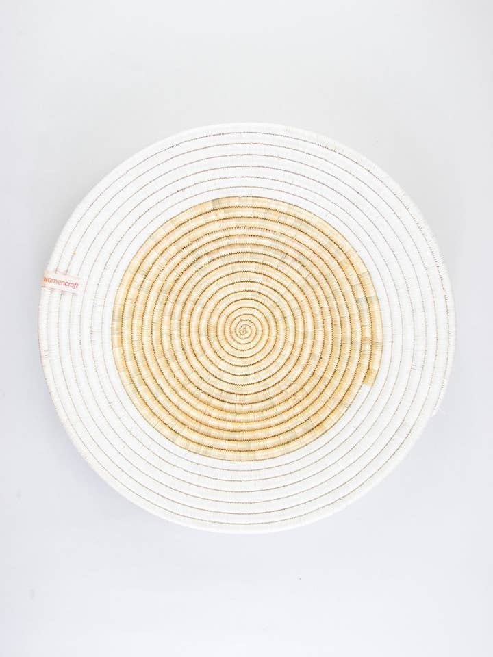 Wall Hanging | Pete Design | Upcycled White for wholesale by WomenCraft