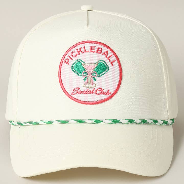 Fashion City - Wholesale Trucker Hat - Unisex - Pickleball Social Club Embroidery Trucker Hat