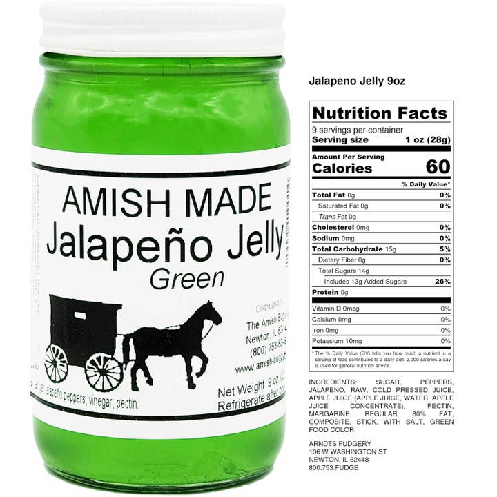 Arndt's Fudgery LLC - Wholesale Jam/Jelly - Amish made Jam and Jellies - 8 oz.16
