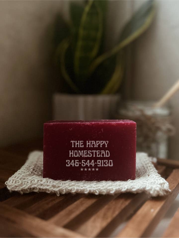 Plum Delight Soap Body Bar for wholesale by The Happy Homestead