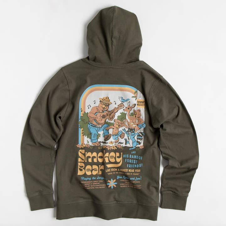 Smokey's Band Unisex Lightweight Hoodie for wholesale by The Landmark Project