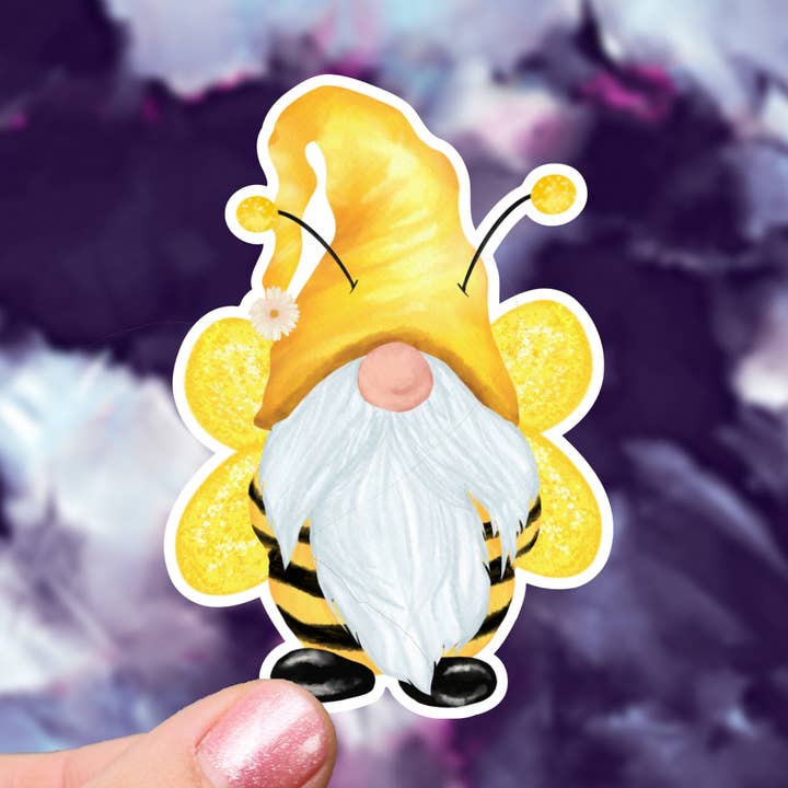 Sticker Honey Gnome voor wholesale door Two Little Stones