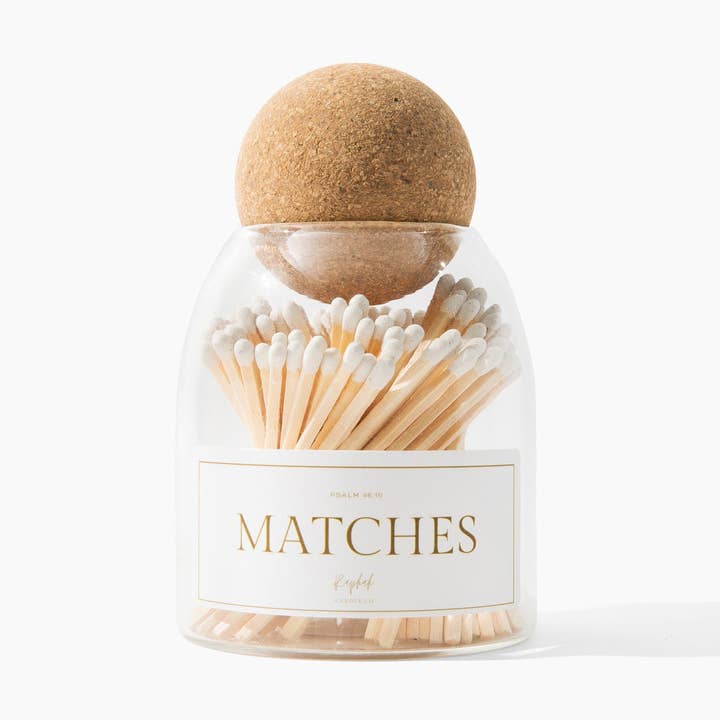 Be Still Matches for wholesale by Raphah Candle Co