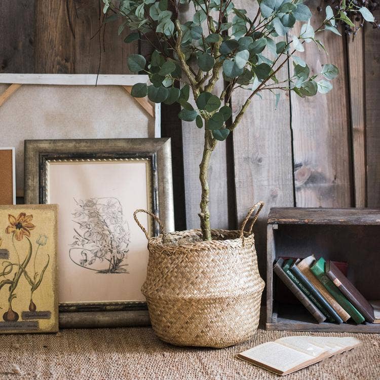 Rustic Reach - Vente Paniers - Panier à ventre pliable en paille5