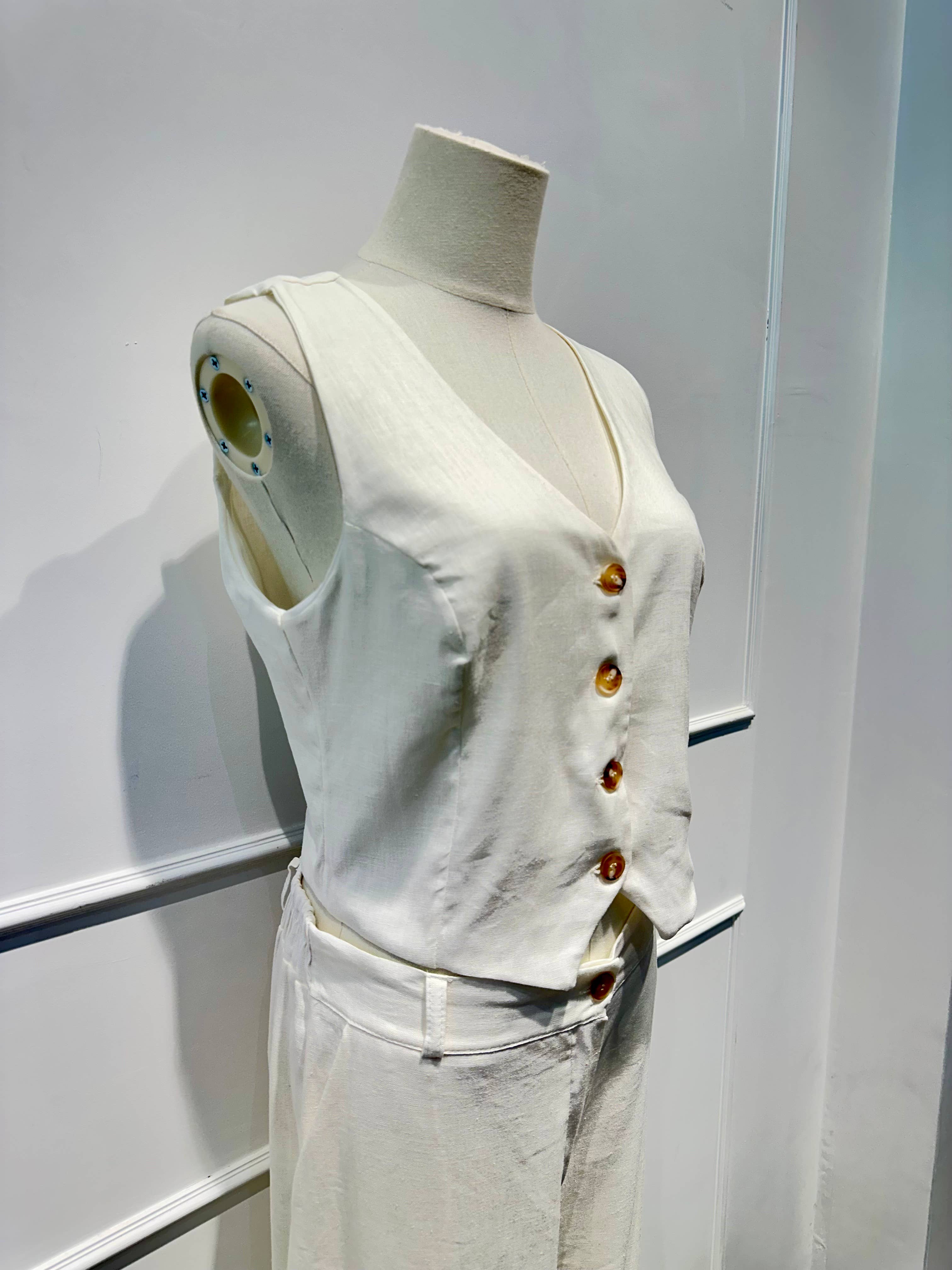 AMARIA – Engroshandel Top- og buksesæt (IKKE Loungewear) - Dame – Dame sæt med vest og bukser med vidde - VISKOSE LÆRRED 68452