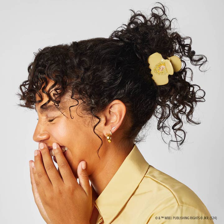 KITSCH - Wholesale Hair Clip - Women's - Harry Potter x Kitsch Recycled Cloud ClawClip 1pc-Hufflepuff2