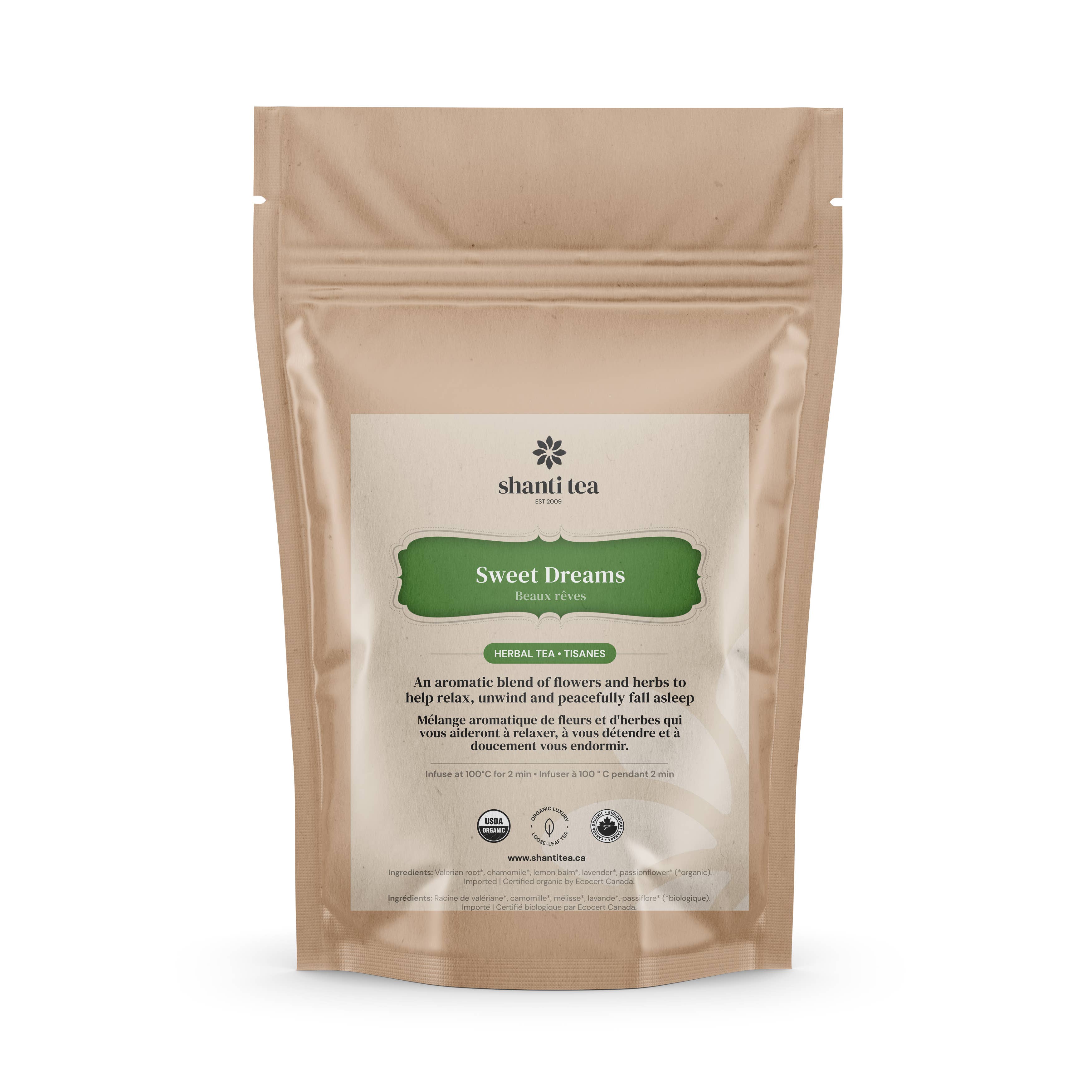 Shanti Tea - Vente Thé en vrac - Sweet Dreams, pochette en vrac, 25 g1
