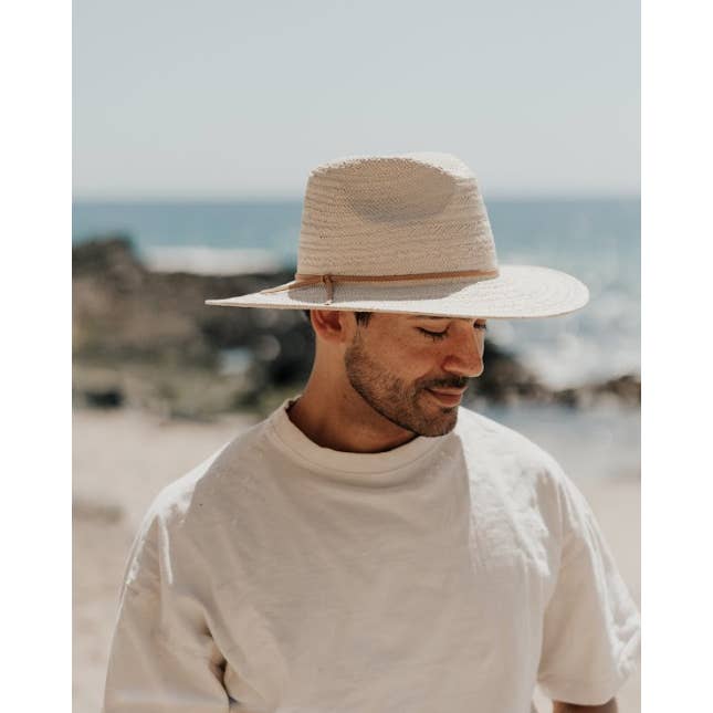 Natural Safari Straw Sun Hat - Style Paulo for wholesale on Faire1