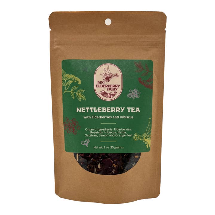 My Elderberry Fairy - Wholesale Loose Tea - NettleBerry Tea (3 oz)1