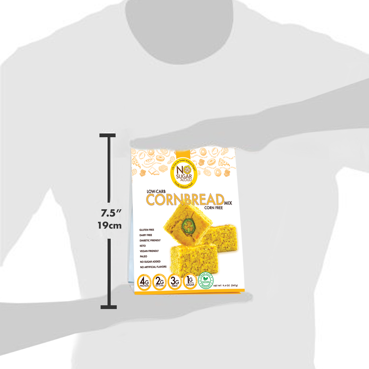 No Sugar Aloud LLC – wholesale Cornbread mix – Low Carb Cornbread Mix - Corn Free9