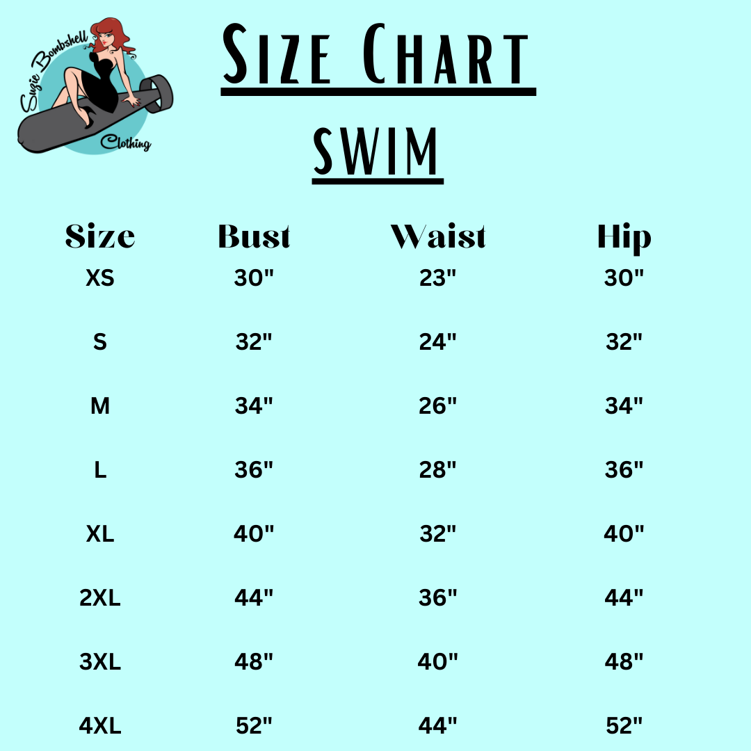 Suzie Bombshell Clothing – wholesale Two-piece swimsuit – Women’s – Beach Bombshell Vintage Bathing Suit - Two Piece1