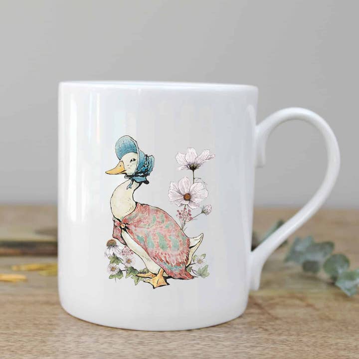 Jemima Puddle-Duck Small Mug in a Gift Box for wholesale by Toasted Crumpet