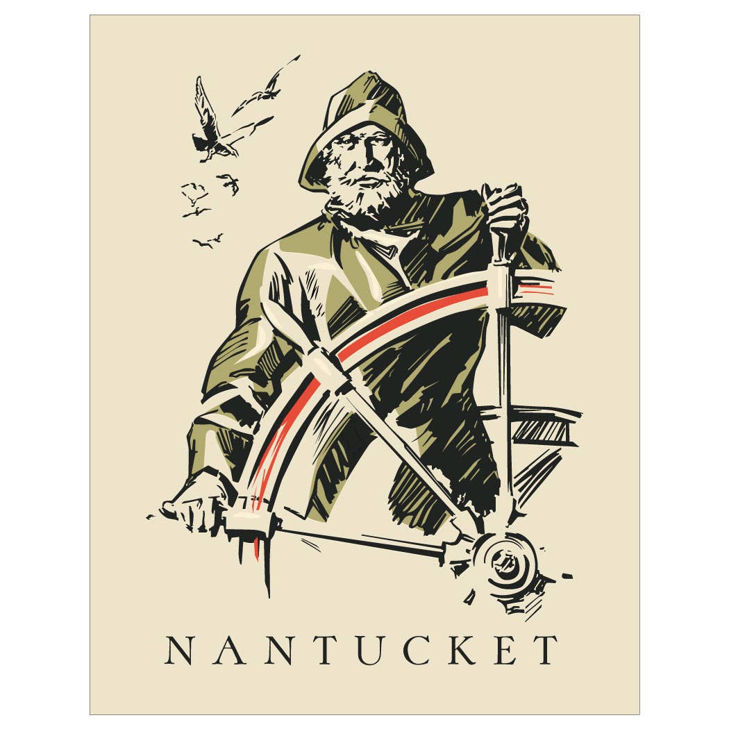Fridgedoor - Wholesale Magnet - 2.5'' x 3.5'' Nantucket Old Whaling Ship Captain Magnet0