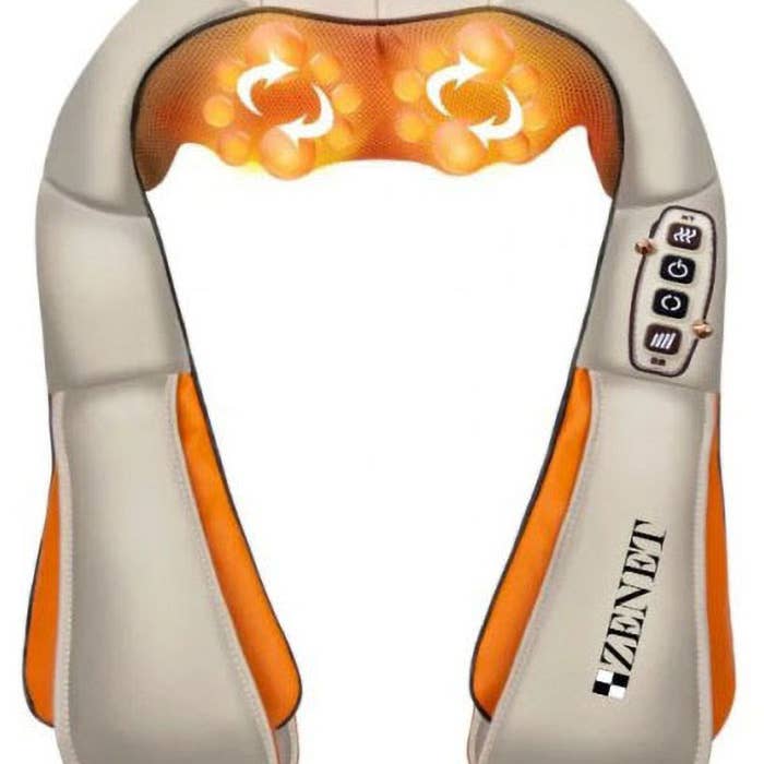 Roller neck massager Zenet ZET-757 with heating for wholesale by Zenet GmbH