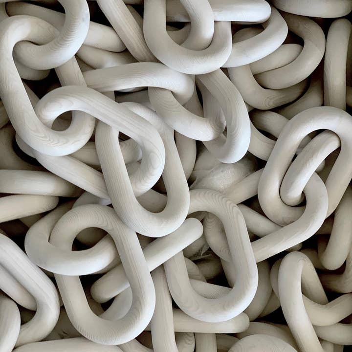 Delmar Decor – Engroshandel Bordpynt – Håndskåret træ kæde5