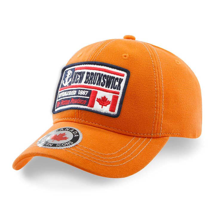 Casquette de baseball avec écusson géant du Nouveau-Brunswick pour la vente par Northern Icons Canada