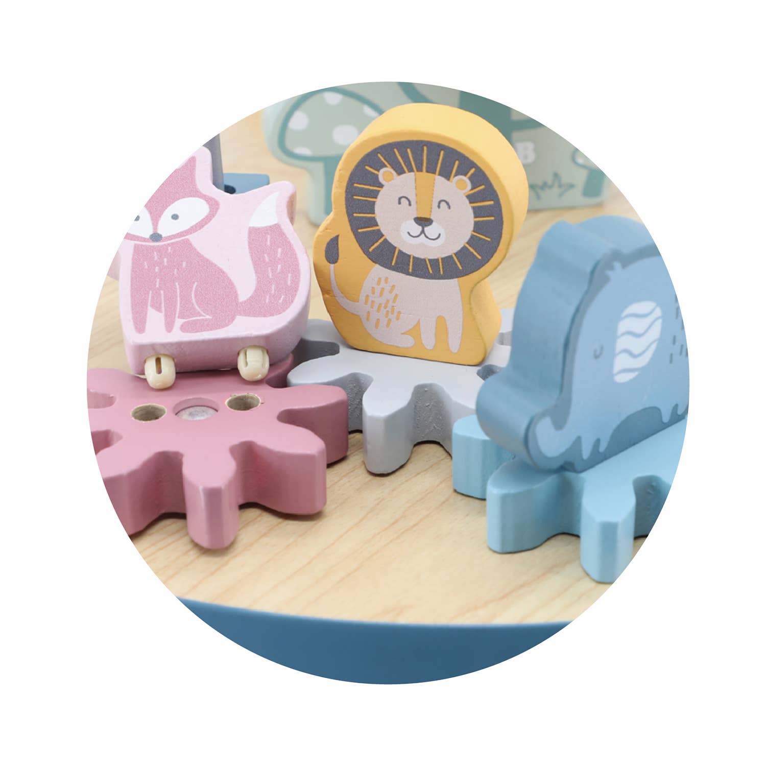 Trade Toys Limited – Brinquedo de madeira - Crianças por atacado – Mesa de Contas de Arame PolarB6