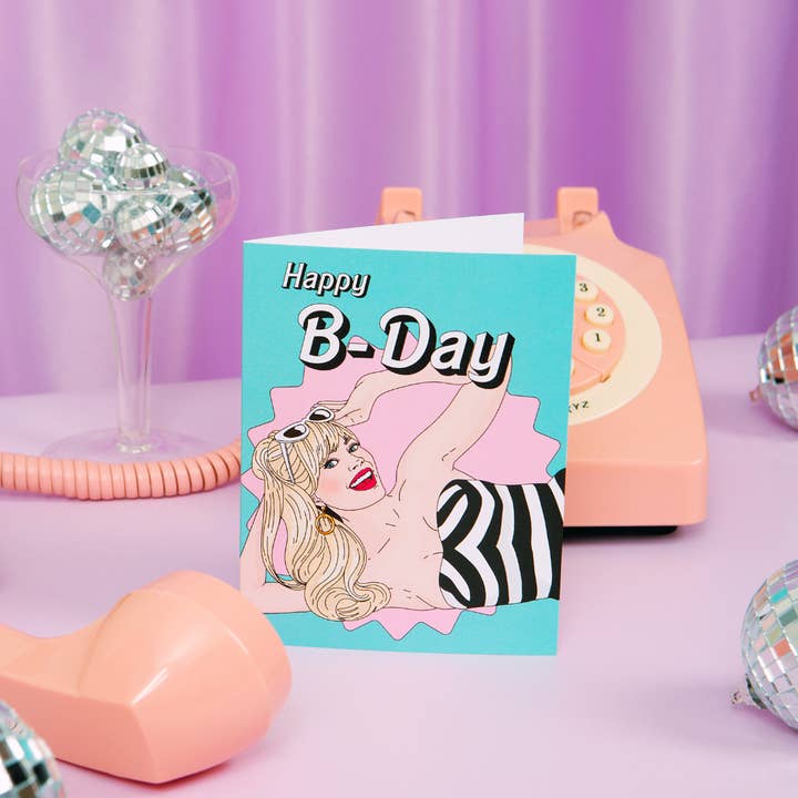Party Mountain Paper co. - Wholesale Birthday Card - Happy B-Day | Last Chance