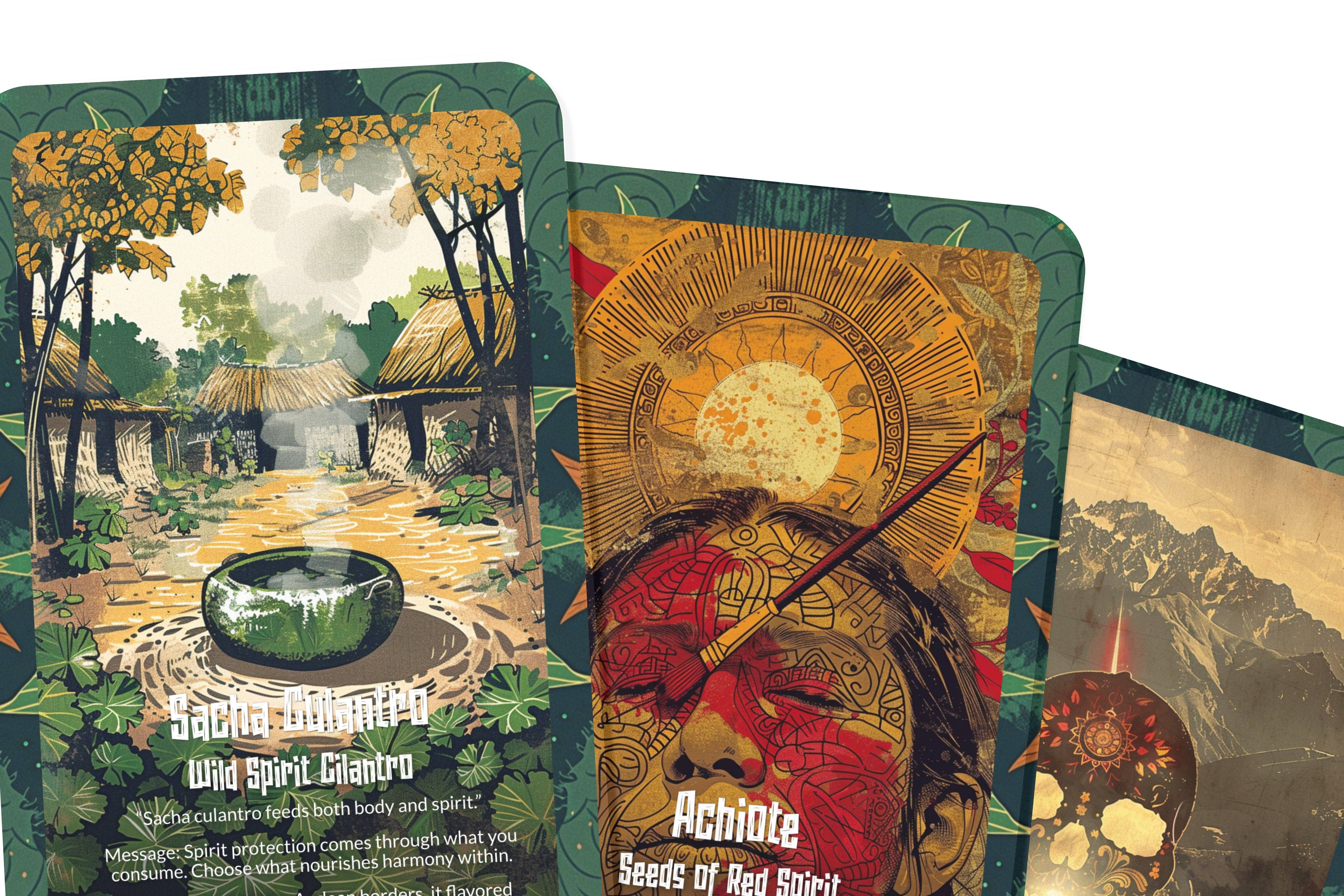 Ibiza Tarot USA - Wholesale Tarot Cards - Andean Herbs Mountain Medicine Oracle Deck – 22 Cards8