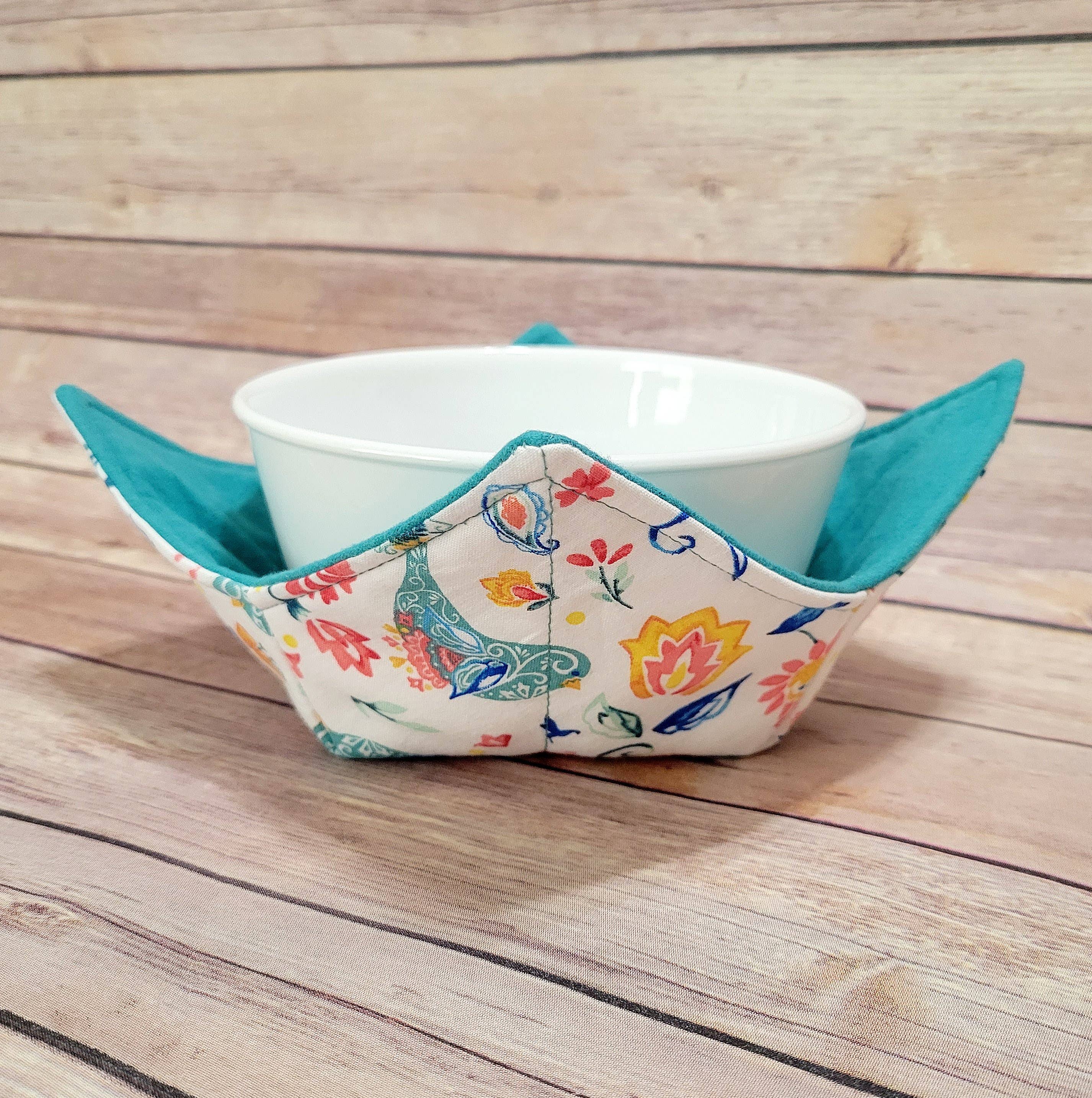 Burpie Bibs Boutique - Wholesale Oven Mitt/Pot Holder - Spring Bowl Cozy | Floral Hot Pad | Flower Flowers Bee Bees13