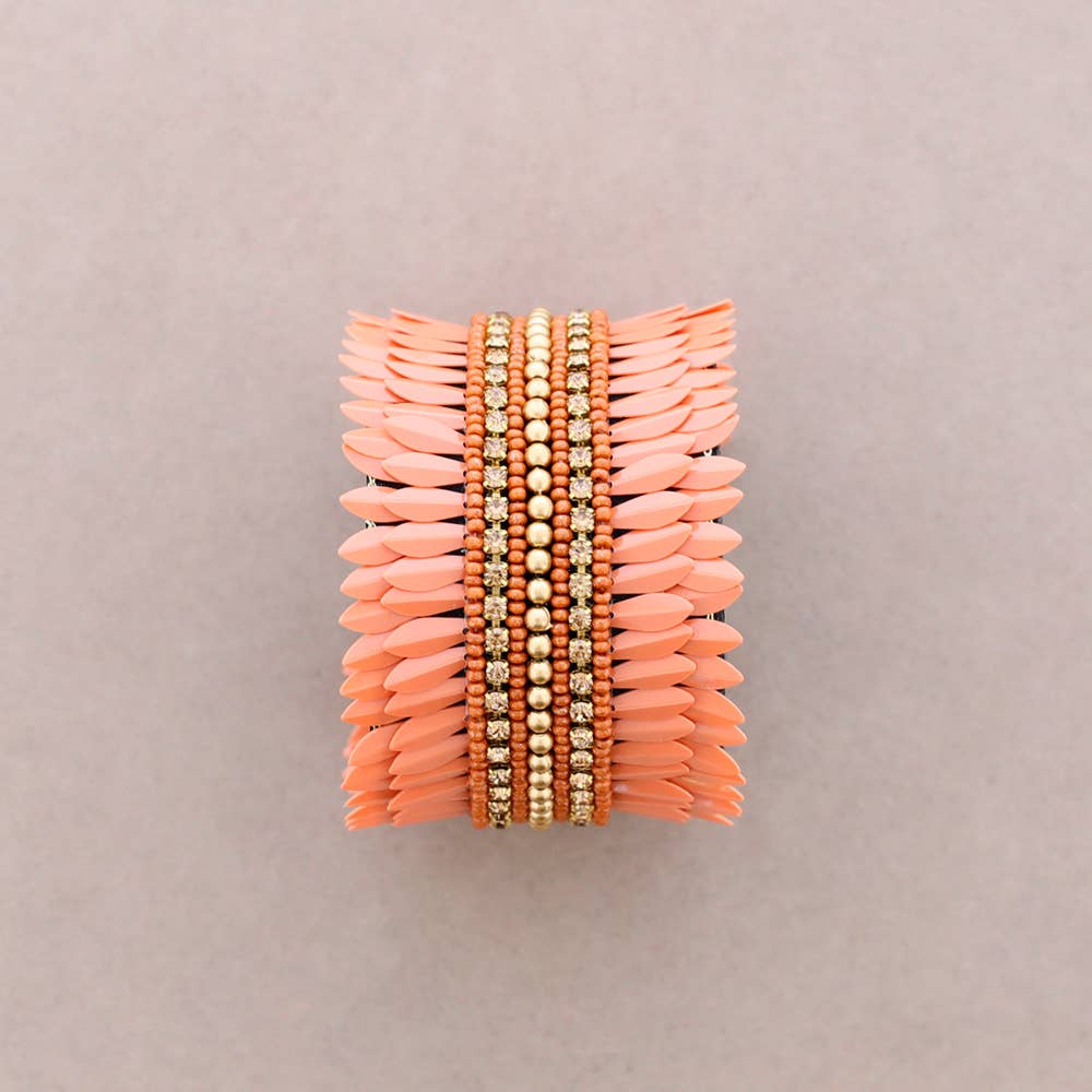 Sonata - Vente Bracelet de perles - Bracelet ajustable en sequins2