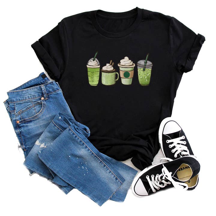 Matcha Addict T-Shirt for wholesale by Light & Shine