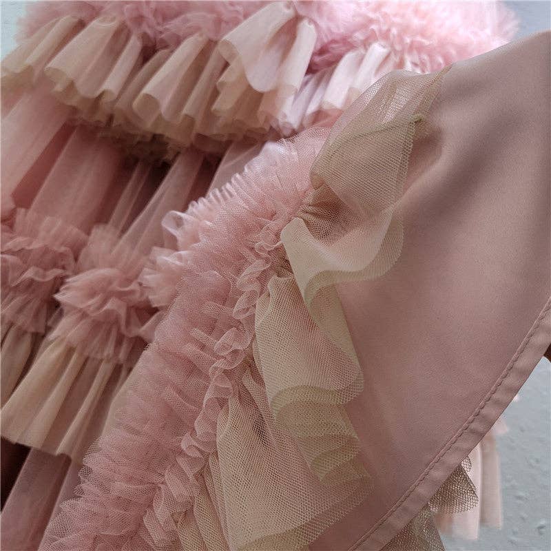 Sanyao Fashion – wholesale Skirt – Women’s – M241 Whipped Ruffle Dream Skirt – Layered A-Line Tutu6