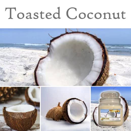 Toasted Coconut Large Apothecary for wholesale by The Candle Cottage & DUOS Dual Fragrance Candles