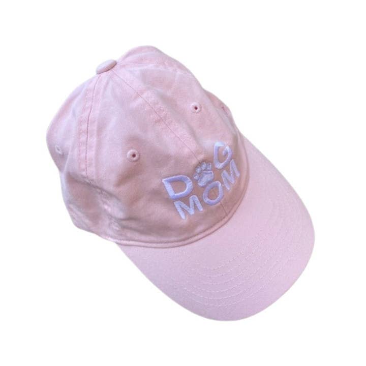 Chapeau Dog Mom, rose pâle pour la vente par Chloe & Max LLC