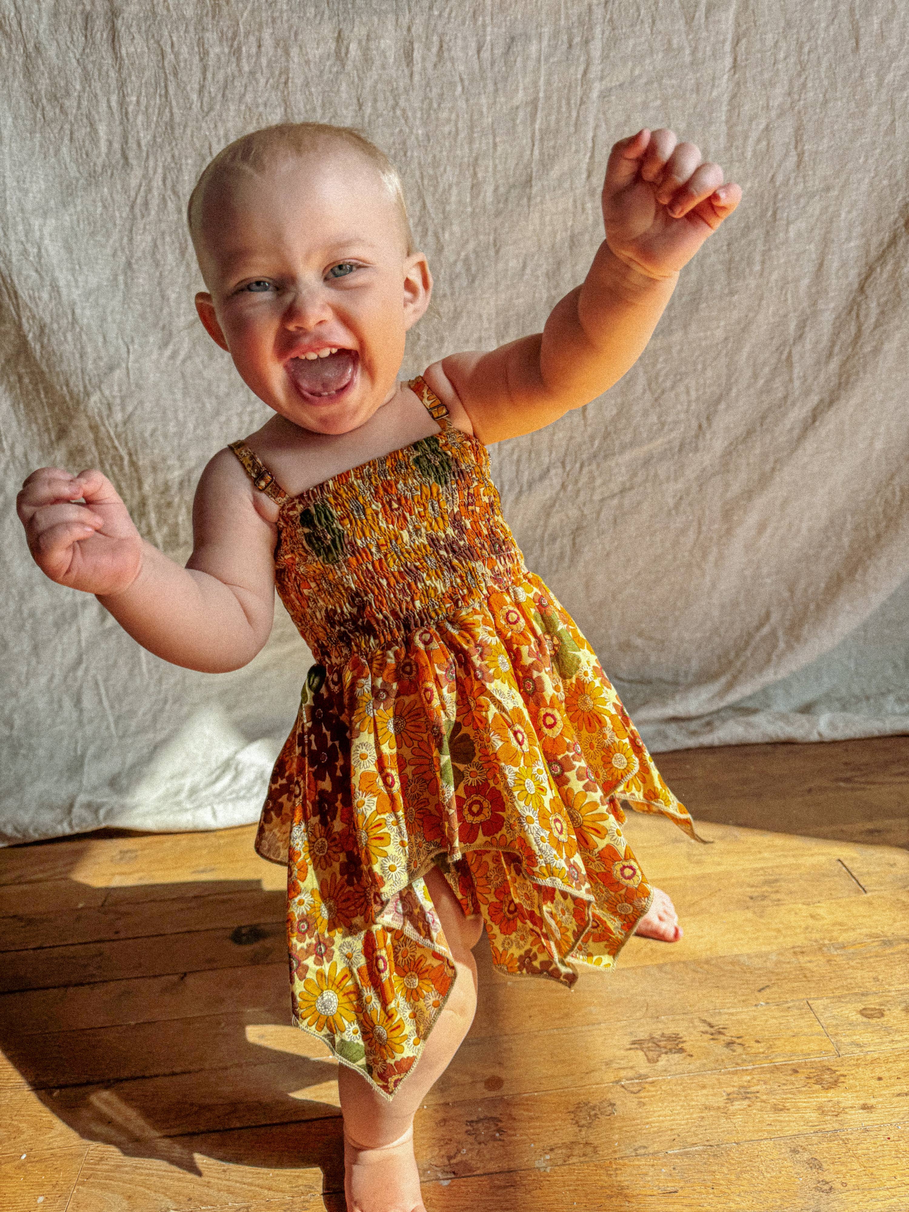 Gardenbelle Shop - Wholesale Dress - Kids - Baby Toddler Fairy Dress, Hippie Boho Kids Flower Dress 3