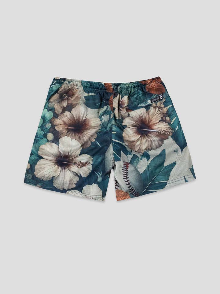 Baseballism - Wholesale Shorts - Kids - Aloha Ball Diamond Air Mesh Shorts - Youth1
