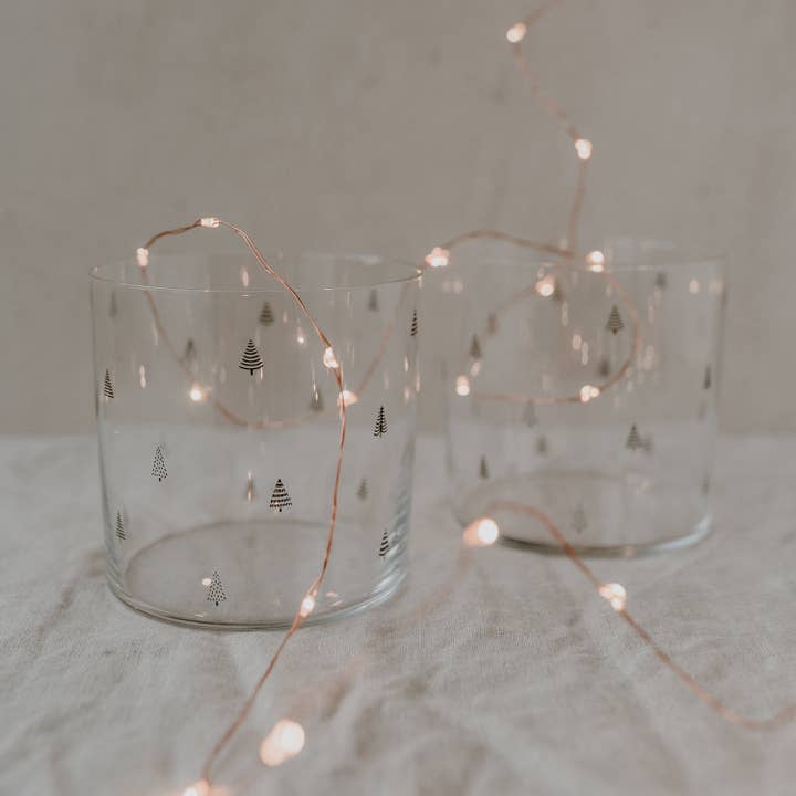 Eulenschnitt - Wholesale Drinking glass/cup - Black fir drinking glass (pack of 4)