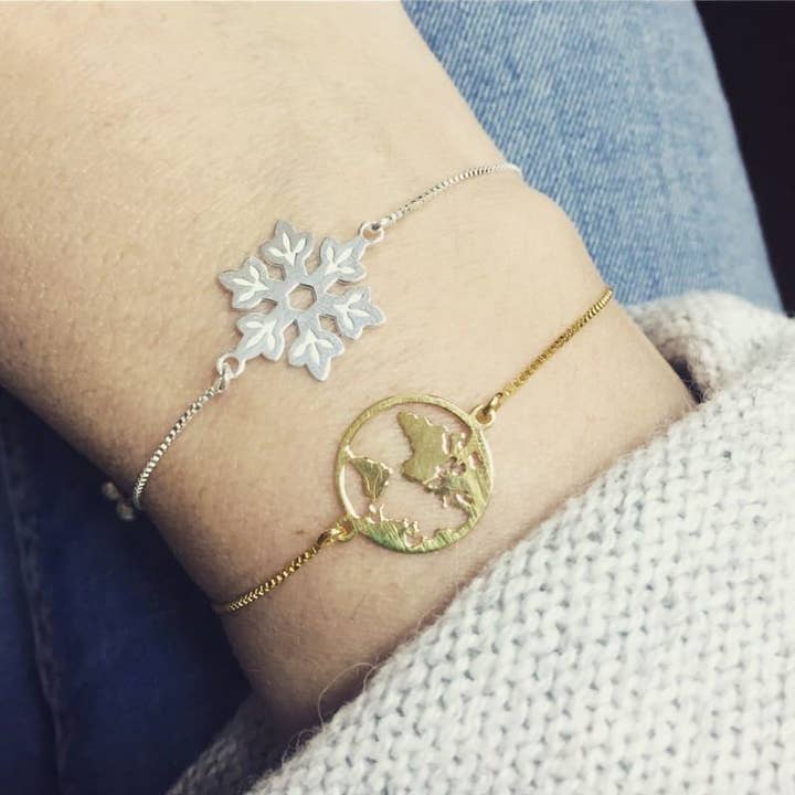 COM FORSA SL - Wholesale Charm/Dangle Bracelet - Gold-Plated Sterling Silver 925 Venetian Bracelet With Ball0