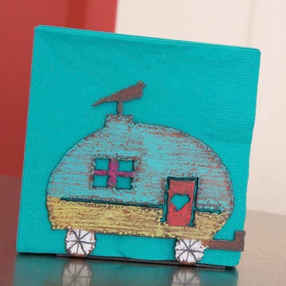 Camper Napkin Holders airstream Trailer kitchen RV KOA cute for wholesale by Whimsies