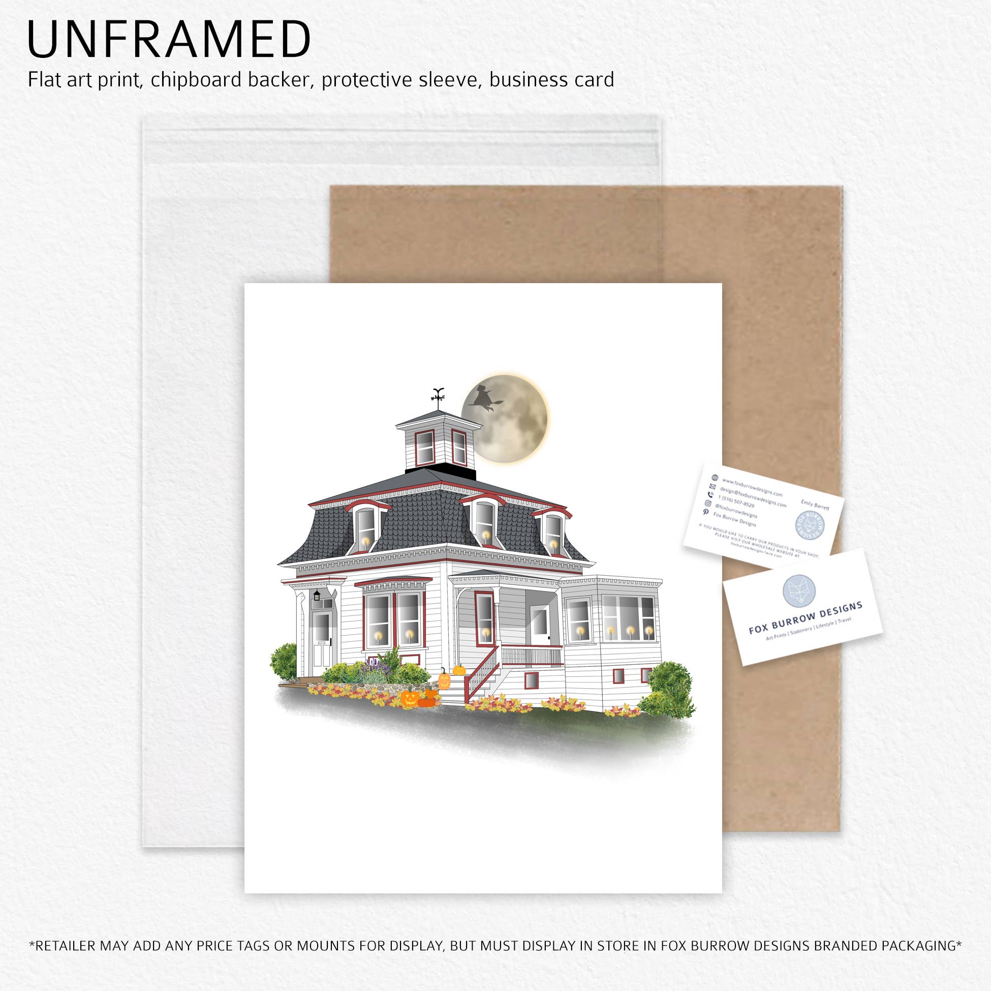 Fox Burrow Designs - Wholesale Art Print - Fiction Inspired Art Print - Max's House4