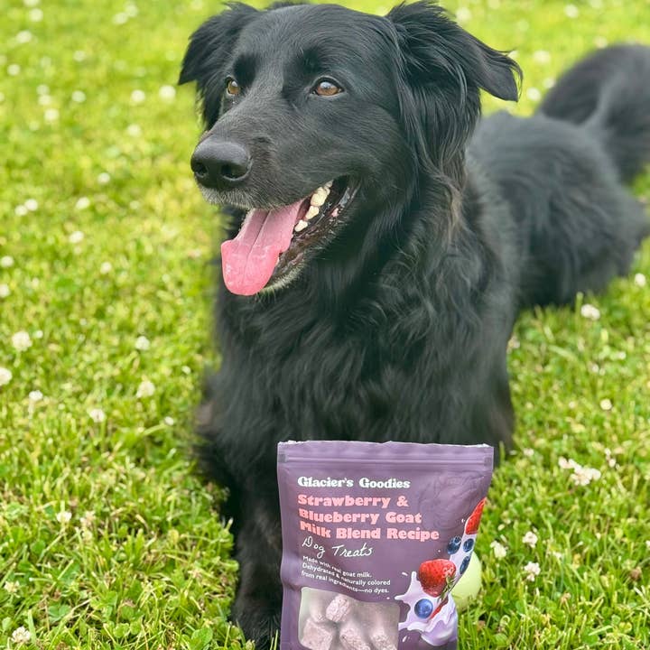 Glacier's Goodies - Wholesale Pet Treats - Dog - Goat Milk Dog Treats – Strawberry & Blueberry (7oz) 6pack5