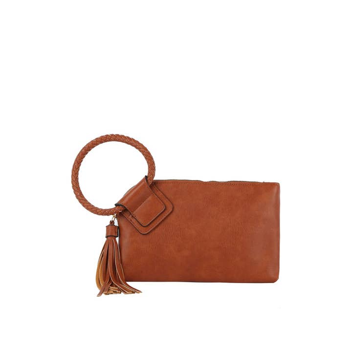 HR CORP – Engroshandel Clutch - Dame – Metro Muse Armbåndskobling med flettet ringhåndtag5