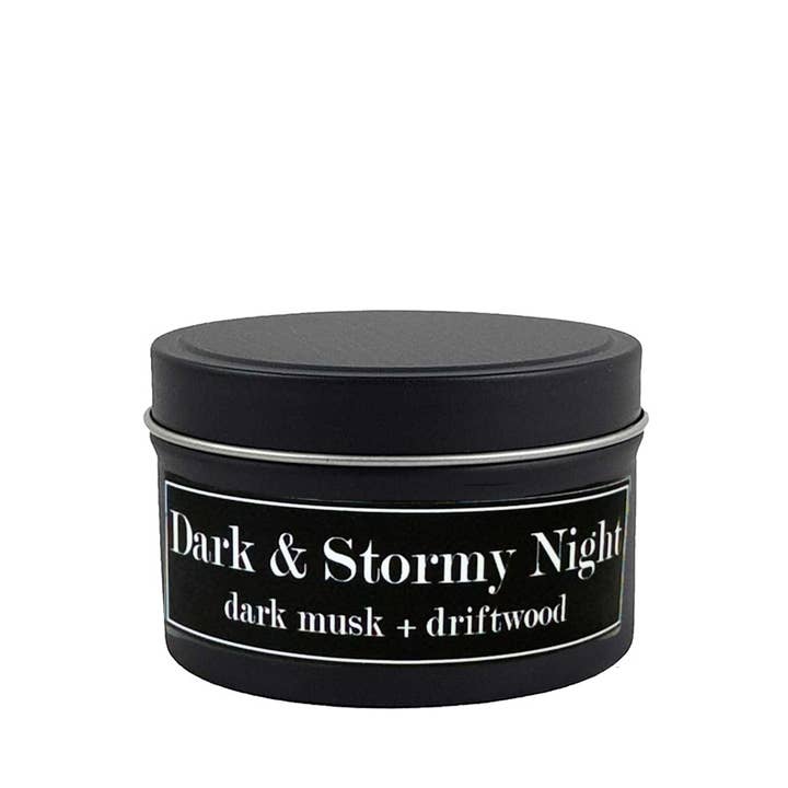 Noite Escura e Tempestuosa Vela de 4oz Almíscar Escuro + Madeira à Deriva por atacado de Fly Paper Products