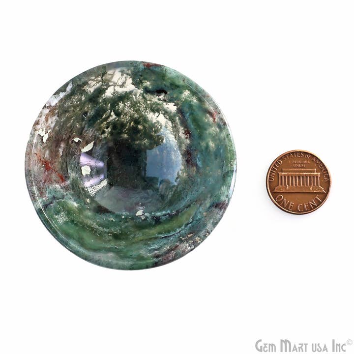 GemMartUSA – wholesale Decorative plate/dish/bowl – Natural Fluorite Mini Carved Gemstone Bowl Cup 2 inch4