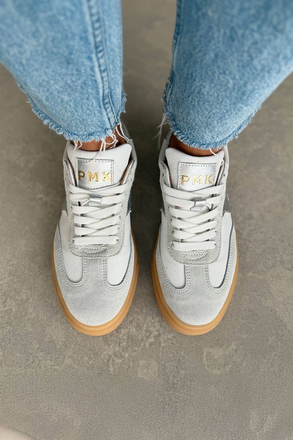 PMK SHOES – wholesale Lifestyle trainers – Women′s – Novalis white crep4