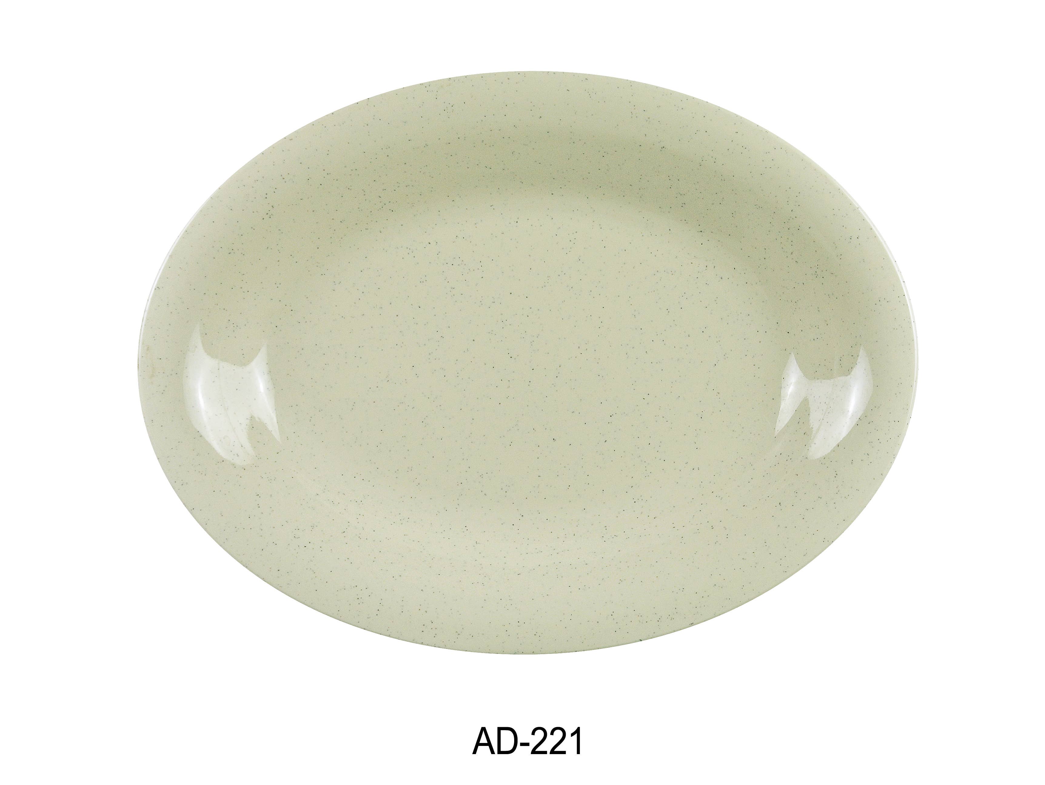 Yanco - Wholesale Platter - 11 1/2" X 8" OVAL PLATTER 3/4" DEEP0