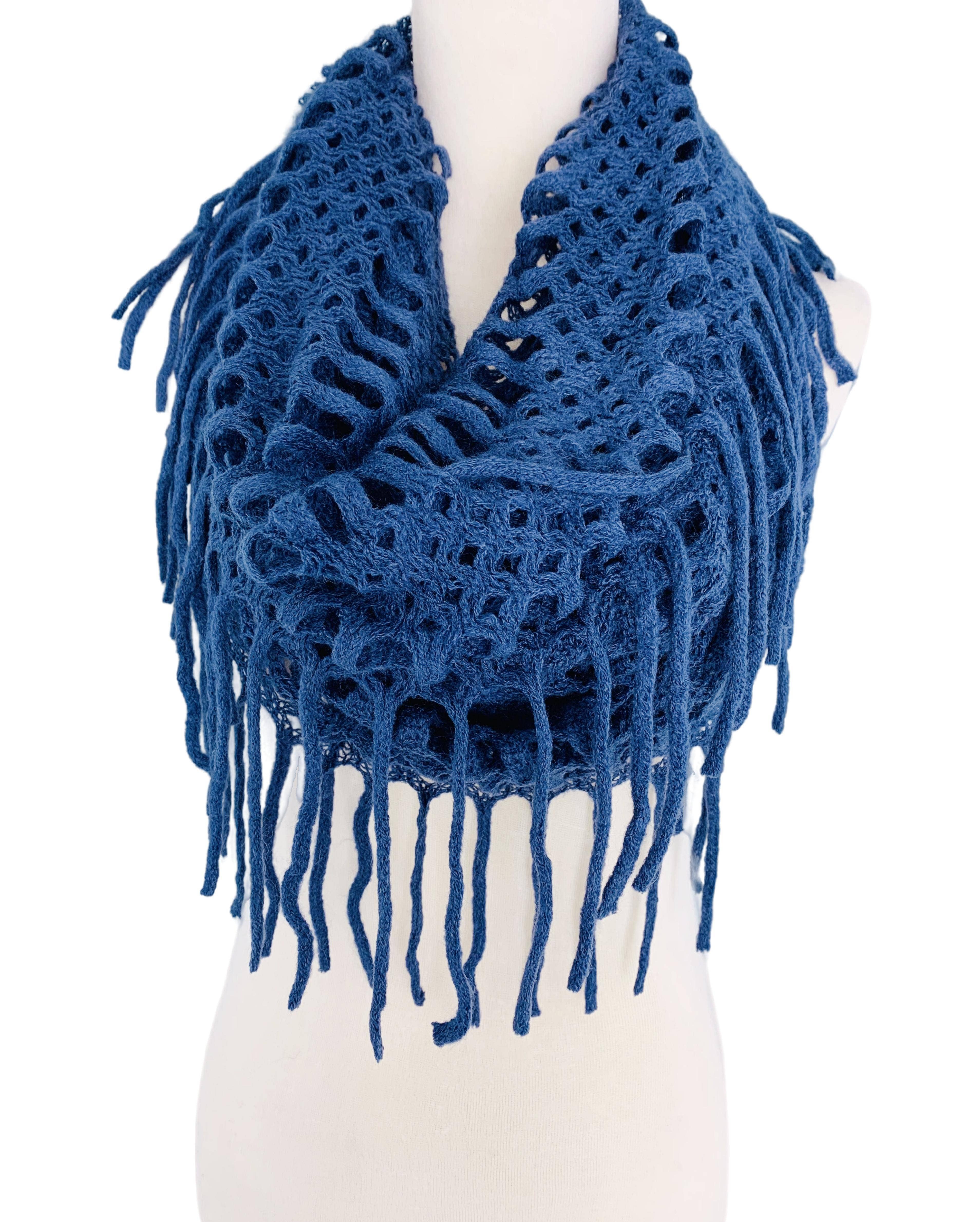 JC Sunny Fashion - Wholesale Scarf - Women's - Magic Tubular Knit Scarf with Transformable Loop Design0
