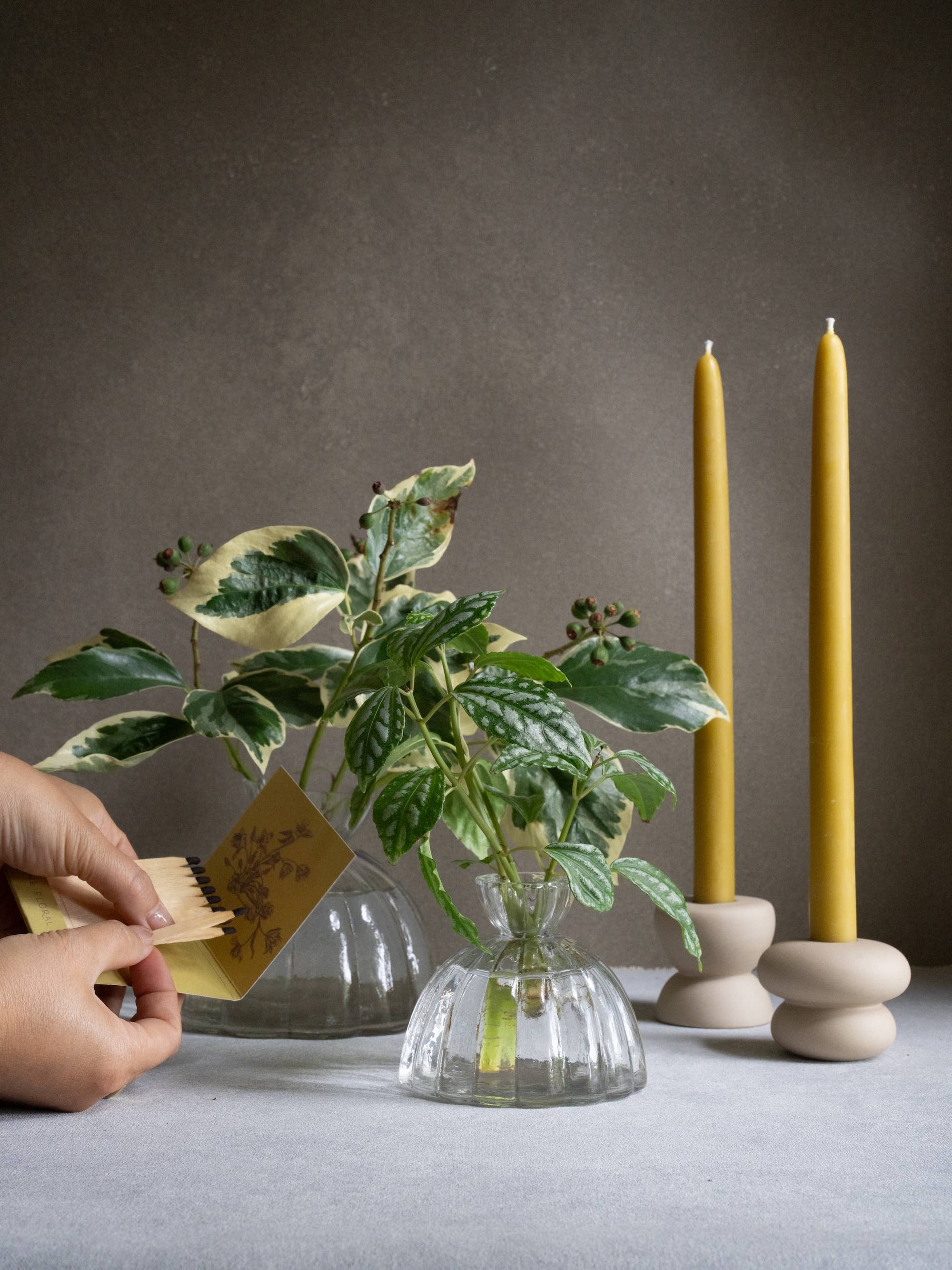 The Floral Society - Wholesale Tapered Candle/Candlestick - 12" Beeswax Taper Candles7