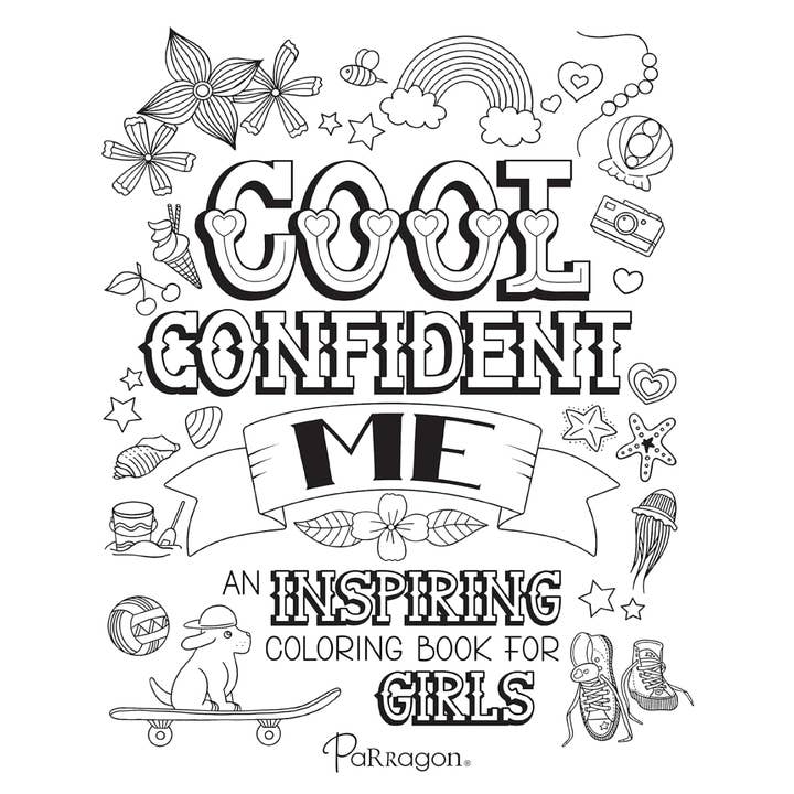 Cottage Door Press - Wholesale Coloring & Activity Book - Kids & Baby - Cool Confident Me (An Inspiring Coloring Book for Girls)2