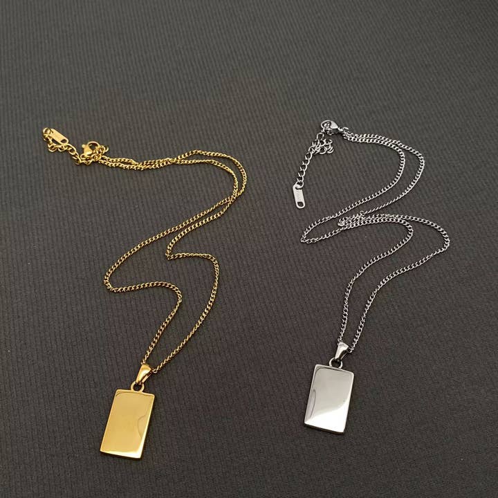 Mio Queena - Wholesale Pendant/Charm Necklace - Summer Coconut Tree Charm 18K Golden SS Necklace - FGS