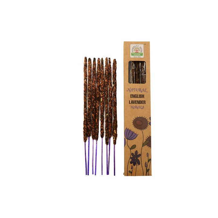 Natürliche englische Lavendel-Räucherstäbchen - Namaste India von Orkay für den Großhandel von Kaia & Crystals