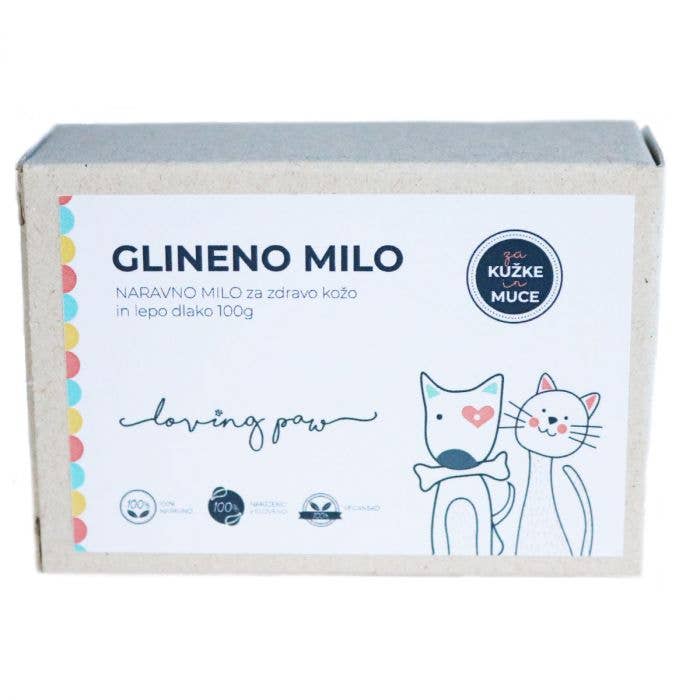 Savon à l'argile pour chiens et chats pour la vente par EcoPets d.o.o.