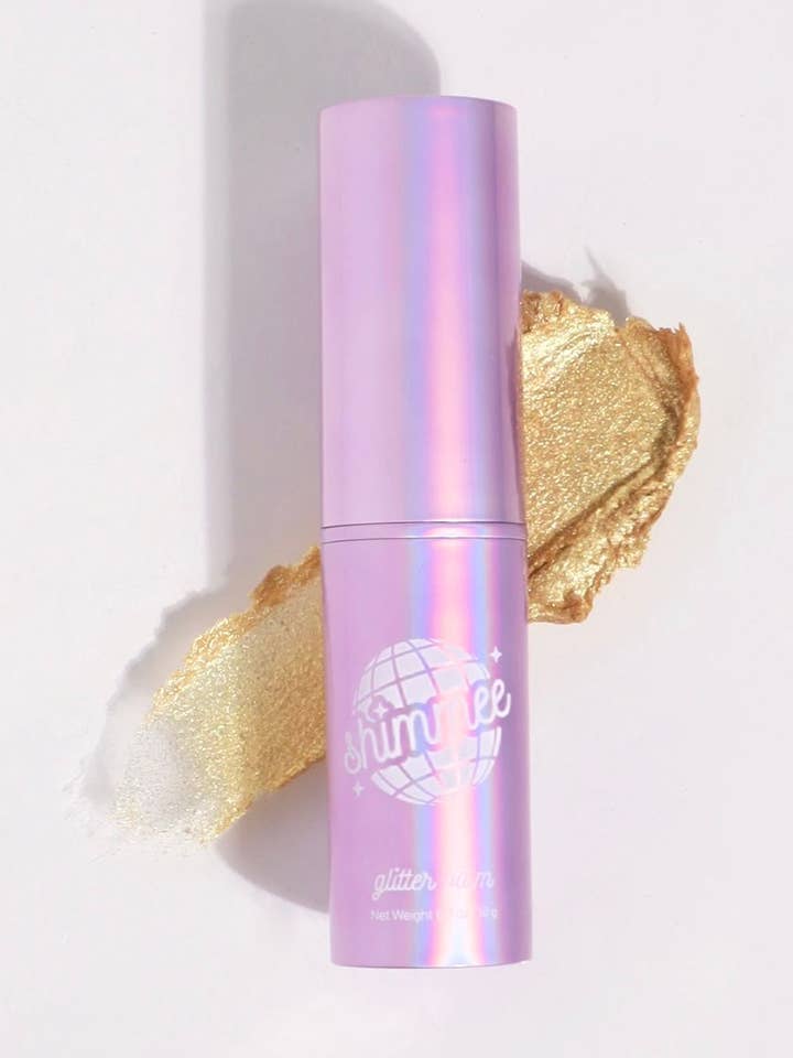 bâton shimmee doré pour la vente par Shimmee Clean Glitter Balm