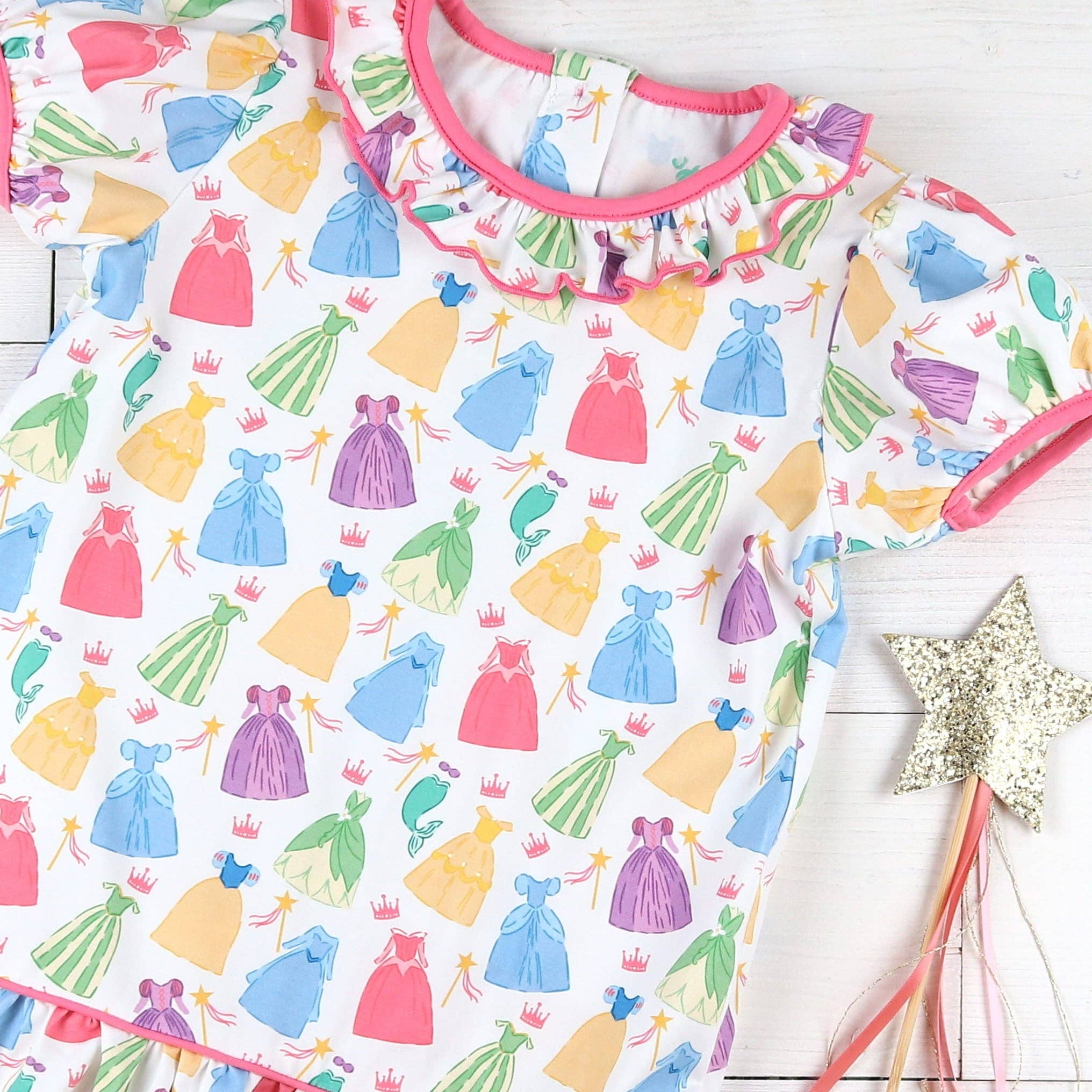 Shrimp and Grits Kids - Wholesale Dress - Kids - Princess Drop Waist Dress2